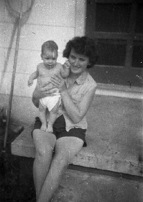 Shirley Sansone Whitten with Baby Debora A. Whitten