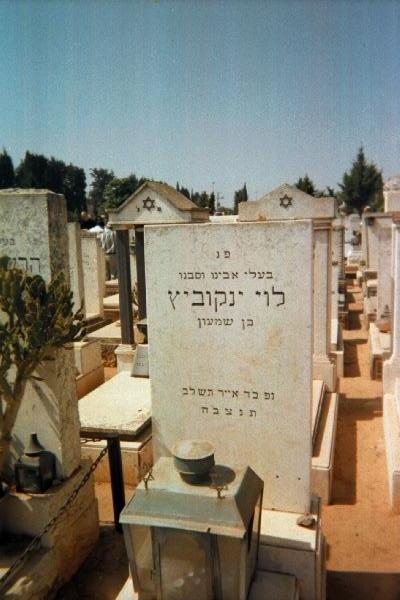Taken at the Jewish Cemetery "Thecumah" (also known as "Nordau") for southern Sharon area and sourced from JG029873=ALX=FinkelsteinAlex.