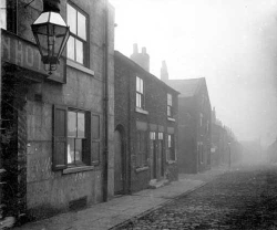 Taken in 1908 in Lemon Street, Leeds, Yorkshire and sourced from www.leodis.net.