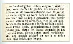 Genomen op 13 augustus 1876. Bron: De Veurnaar.