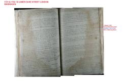 Taken on March 11th, 1722 at St James Dukes Place and sourced from St James Dukes Place Marriages.