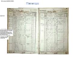 Taken in 1841 in Heath Street Barking and sourced from 1841 census HO 107 /323/2 page 21 & 22.