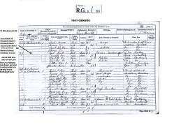 Taken in 1861 at 13 Rhodeswell Rd and sourced from 1861 Census.