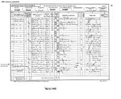 Taken in 1891 at 9 St Johns Rd Lowestoft and sourced from 1891 census.