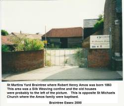 Taken in 2000 in St Martins Yard Braintree Essex and sourced from D Simmans.
