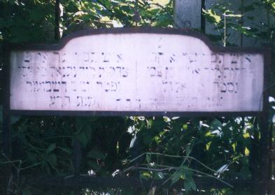 Taken at the Jewish (old or new) Cemetery at RO(Botoşani) and sourced from TEL(FinkelGustav).