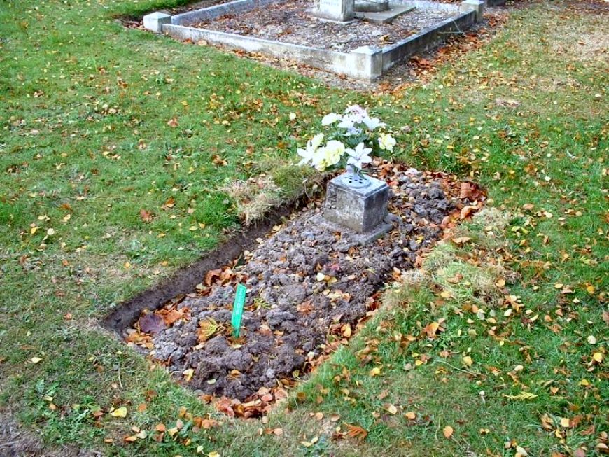 Taken in Bucks Hill Cemetery Plot I106, Nuneaton, Warwickshire.