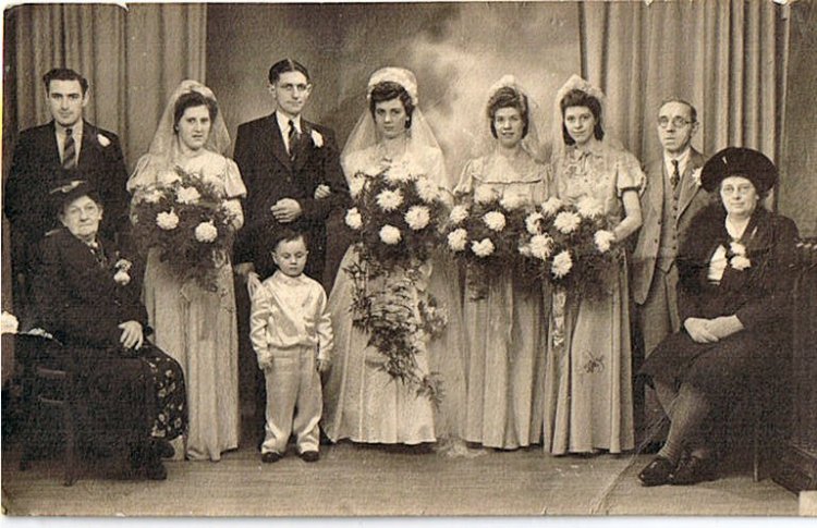 Taken on December 23rd, 1944 in Chilvers Coton Parish Church, Nuneaton, Warwickshire.