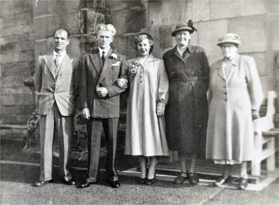 Taken on October 8th, 1953 in Chilvers Coton Parish Church, Nuneaton, Warwickshire.