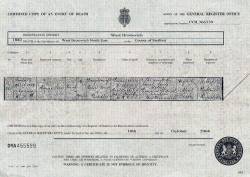  sourced from Death Certificate - Annie LONG.