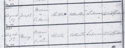 Taken in Parish Church, Atherstone, Warwickshire and sourced from Atherstone Library.
