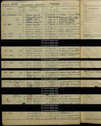 Taken in 150 Jodrell Street, Nuneaton, Warwickshire and sourced from Reg.Dist: 388-1 ED: Qedh Line: 18 Sched: 128 SSched: 1.