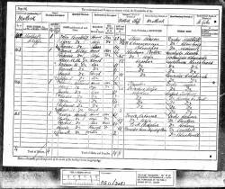Taken in Matlock Cliffe, Matlock, Derbyshire and sourced from RG 11 Piece: 3451 Folio: 32 Page: 28.