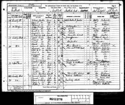 Taken in Smedley Street, Matlock, Derbyshire and sourced from RG 12 Piece: 2776 Folio: 39 Page: 15.