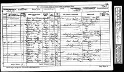 Taken in 11 South Street, Altofts, Wakefield, West Riding, Yorkshire and sourced from RG 10 Piece: 4617 Folio: 83 Page: 57.