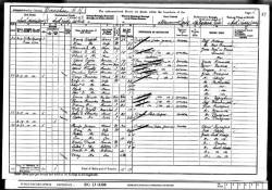 Taken in 17 New Buildings, Field Lane, South Kirkby, West Riding, Yorkshire and sourced from RG 13 Piece: 4308 Folio: 87 Page: 7.
