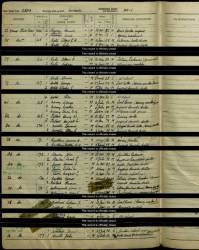 Taken in 22 George Eliot Street, Nuneaton, Warwickshire and sourced from Reg.Dist: 388-1 ED: Qeda Line: 37 Sched: 176 SSched: 1.
