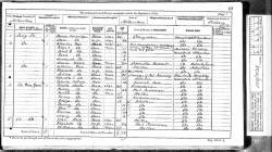 Taken in Long Street, Veros Yard, Atherstone, Warwickshire and sourced from RG 10 Piece: 3167 Folio: 69 Page: 1.