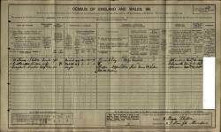 Taken in 1 Collins Yard, Atherstone, Warwickshire and sourced from Reg.Dist: 387 ED: 08 Piece: 18426.