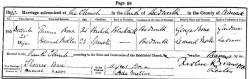 Taken on December 25th, 1890 in Bedworth, Warwickshire and sourced from Ancestry.co.uk.