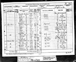 Taken in Black Hill, Snitterfield, Stratford-Upon-Avon, Warwickshire and sourced from RG 11 Piece: 3101 Folio: 34 Page: 9.