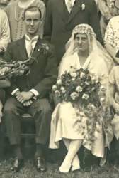 Taken on July 7th, 1926 and sourced from Cyril E Locks and Gladys Irene Varney Wedding 7/7/1926.