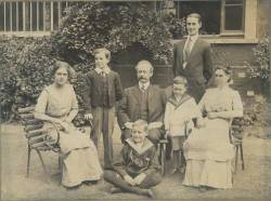 Taken in 1911 in Gainsborough Lodge, Leytonstone.