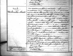  è stata fornita da Death record of Marta Molinetti.