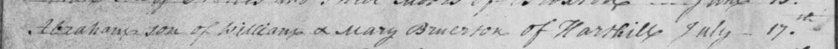 Taken on July 17th, 1790 in Harthill and sourced from Certificate - Baptism.