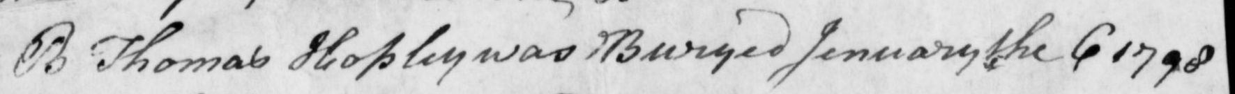 Taken on January 6th, 1798 in Shocklach and sourced from Burial Records - Shocklach.