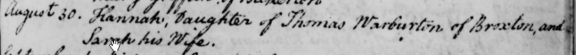 Taken on August 30th, 1801 at All Saints, Harthill and sourced from Certificate - Baptism.