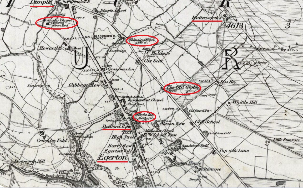 Taken in 1844 at Egerton and sourced from NLS Maps.