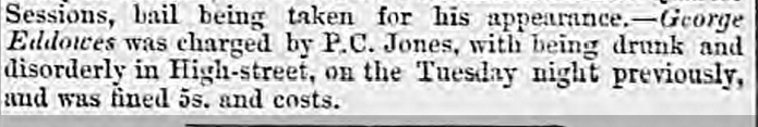 Taken on January 28th, 1865 in Wrexham and sourced from Chester Chronicle.