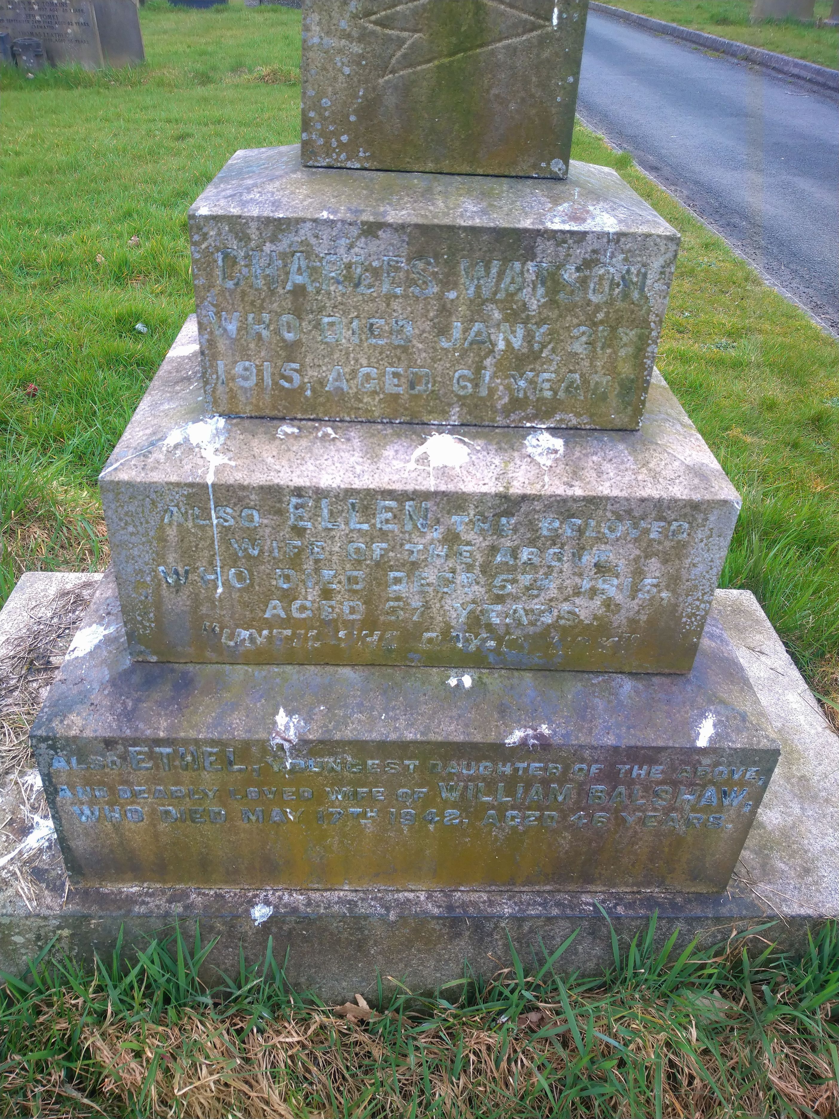 Taken at the Heaton Cemetery and sourced from FindAGrave.