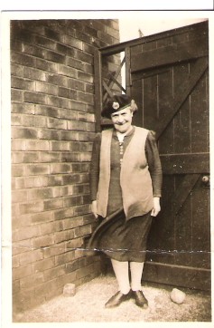 Taken about 1945 in Levenshulme and sourced from Individual - Sue Robinson (nee Doxey).