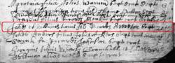 Taken on October 20th, 1663 and sourced from Cheshire Parish Records (1538-2000).