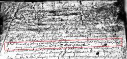 Taken on June 29th, 1699 and sourced from Certificate - Marriage.