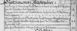 Taken on September 4th, 1709 in Nantwich and sourced from Certificate - Marriage.