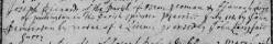 Taken on July 1st, 1722 and sourced from Certificate - Marriage.