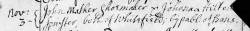 Taken in 1728 and sourced from Certificate - Marriage.
