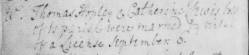 Taken on September 6th, 1750 in Shocklach and sourced from Certificate - Marriage.
