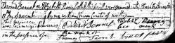 Taken on November 19th, 1760 and sourced from Certificate - Marriage.