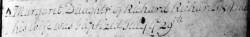 Taken on July 29th, 1770 in Shocklach and sourced from Certificate - Baptism.