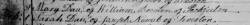 Taken on January 31st, 1773 in Peckforton and sourced from Certificate - Baptism.