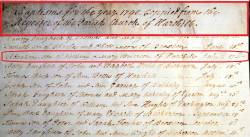 Taken on July 17th, 1790 in Harthill and sourced from Certificate - Baptism.