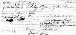 Taken in 1790 in Kirkheaton and sourced from Certificate - Marriage.