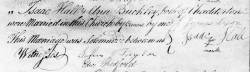 Taken on May 17th, 1799 and sourced from Certificate - Marriage.