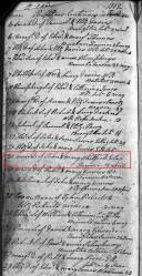 Taken in 1802 in Gresford and sourced from Certificate - Baptism.