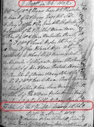 Taken on February 28th, 1802 in Brymbo and sourced from FindMyPast.co.uk.