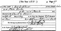 Taken on May 15th, 1803 and sourced from West Yorkshire Marriages & Banns (1813-1935).